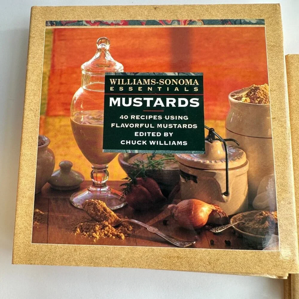 Williams Sonoma Essentials: Vinegars Oils & Mustards Book Set Recipes Cookbooks